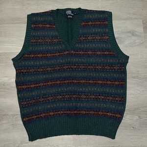 Vintage Polo Ralph Lauren Fair Isle Wool Sweater Vest